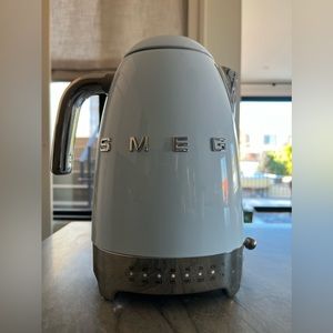 SMEG Electric Variable Temperature Kettle, Pastel Blue